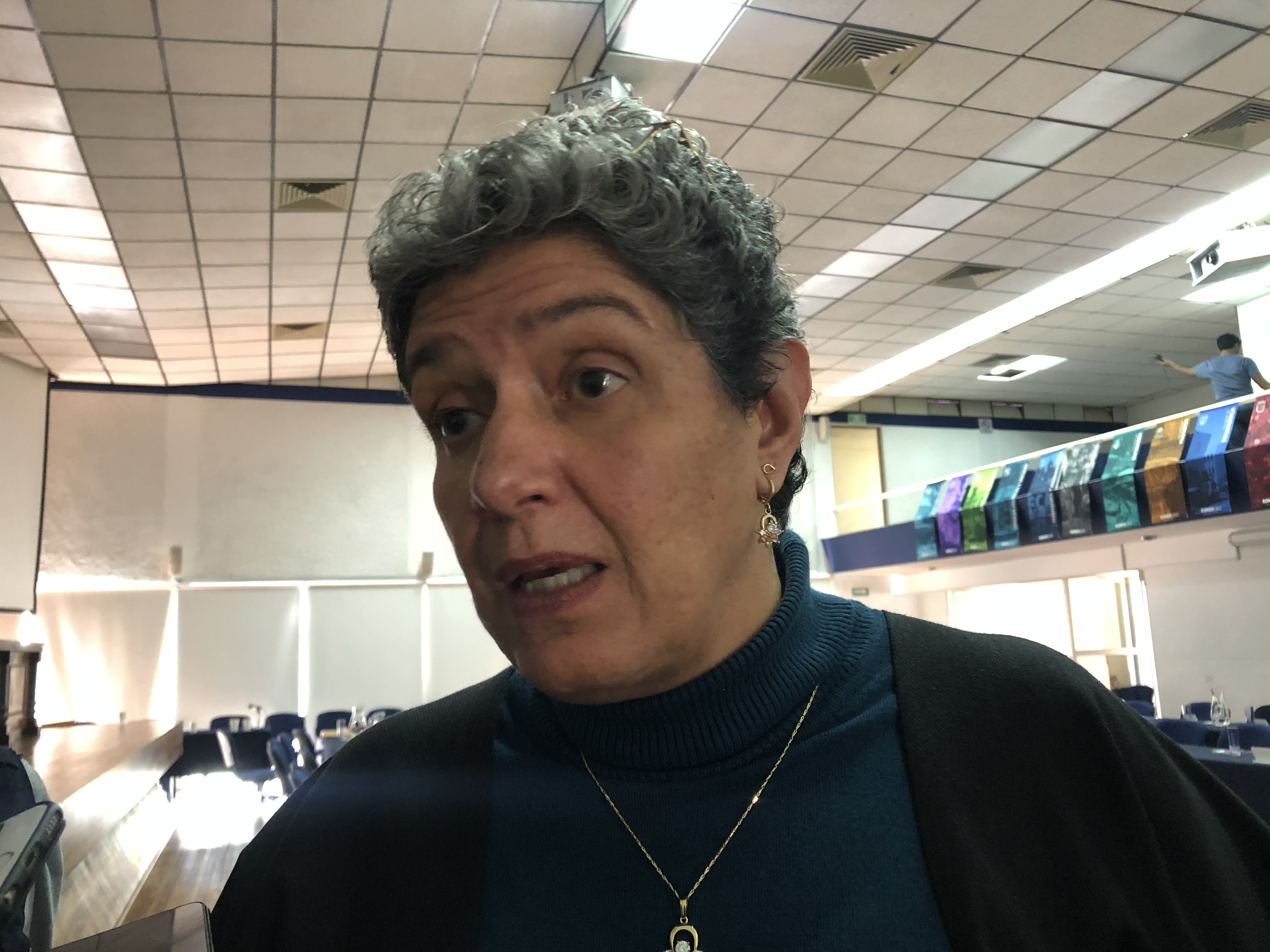  Descarta Teresa García que se haya reprimido a estudiantes de Bachilleres en SJR