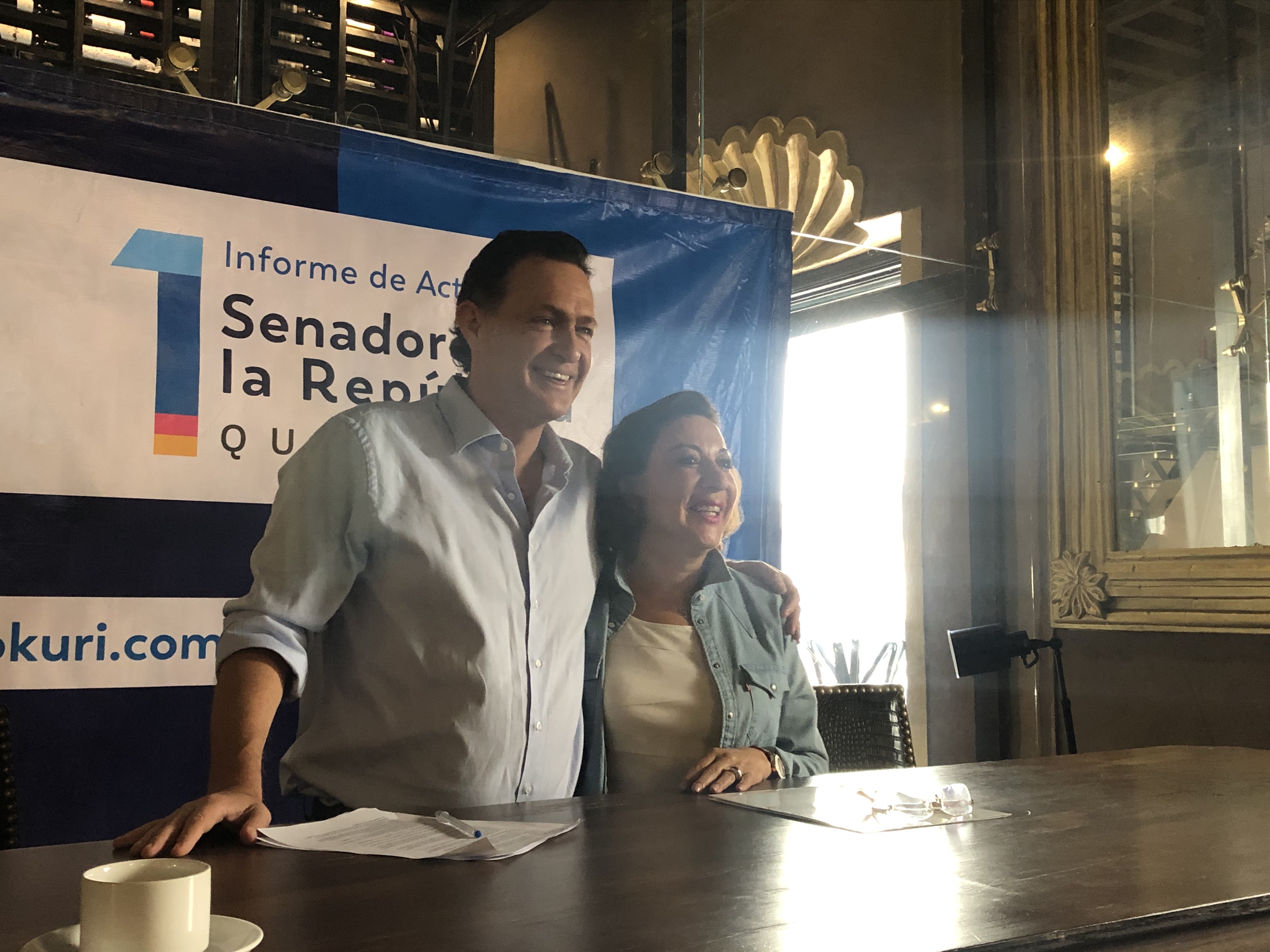  Mauricio Kuri y Guadalupe Murguía anuncian su primer informe de actividades