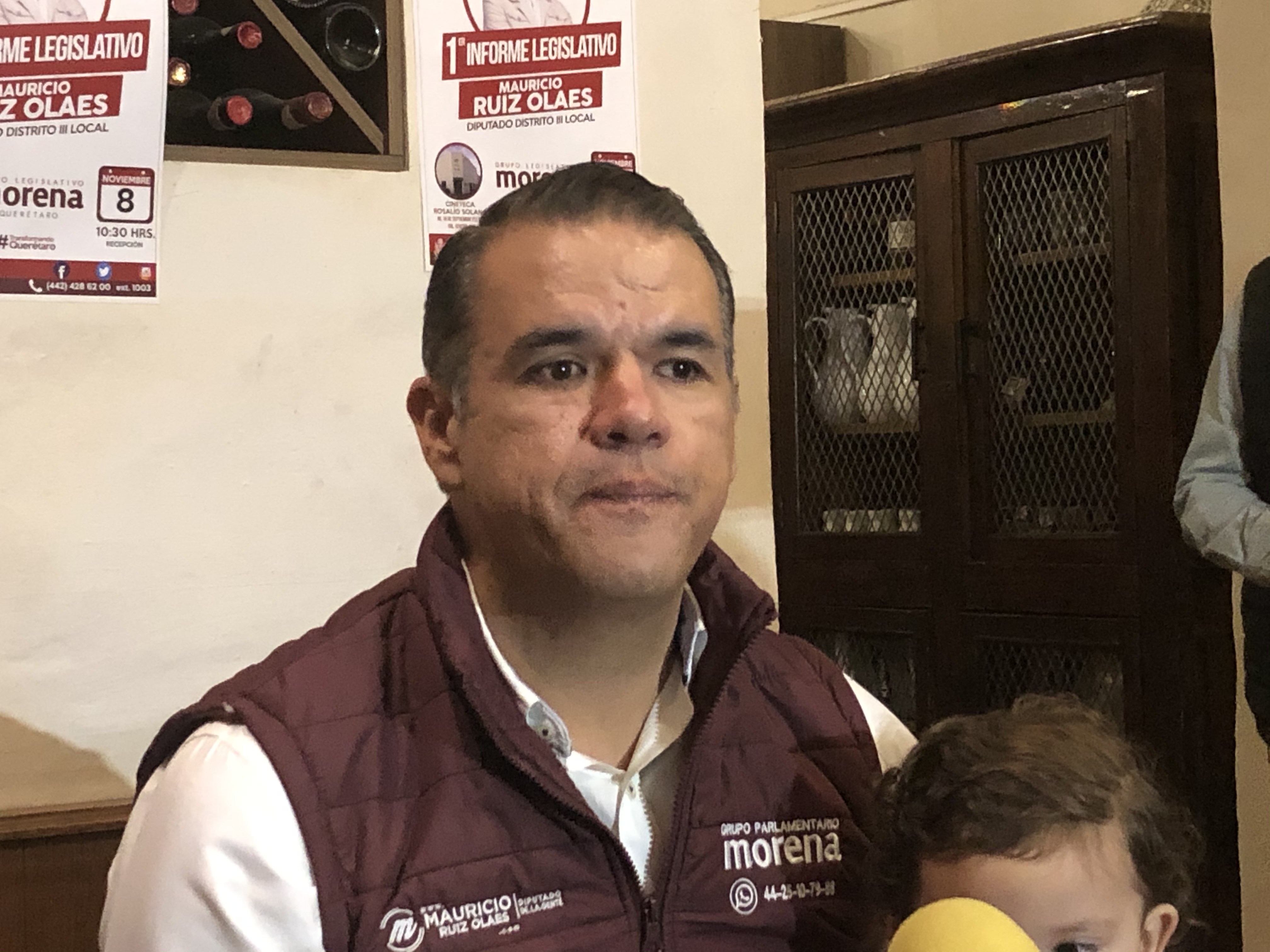  Presenta Ruiz Olaes denuncia contra Congreso Local, lo acusa de bloquear sus iniciativas