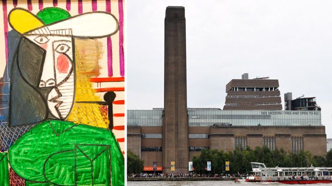  Acusan de daño criminal a un hombre que rasgó un Picasso en la Tate Modern