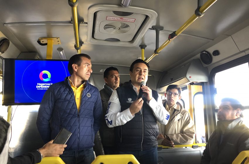  Municipio de Querétaro ampliará servicio de Transporte Escolar Gratuito