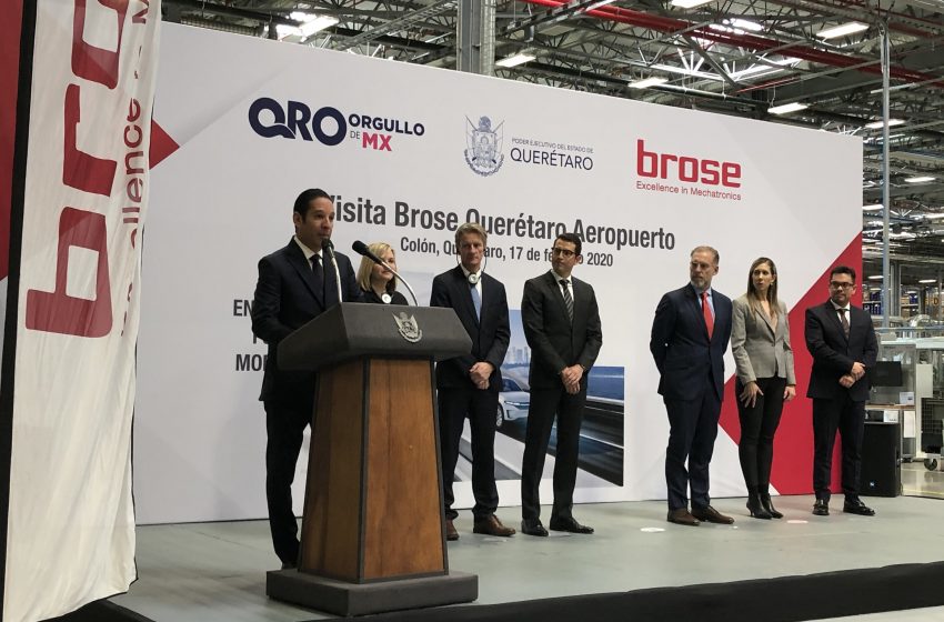 Brose refrenda su confianza en Querétaro e inaugura su tercera planta en la entidad