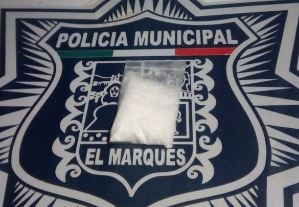  Detienen a sujeto con sustancias ilícitas en comunidad de El Marqués