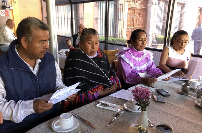  Denuncian indígenas de Amealco presuntas agresiones hechas por delegada