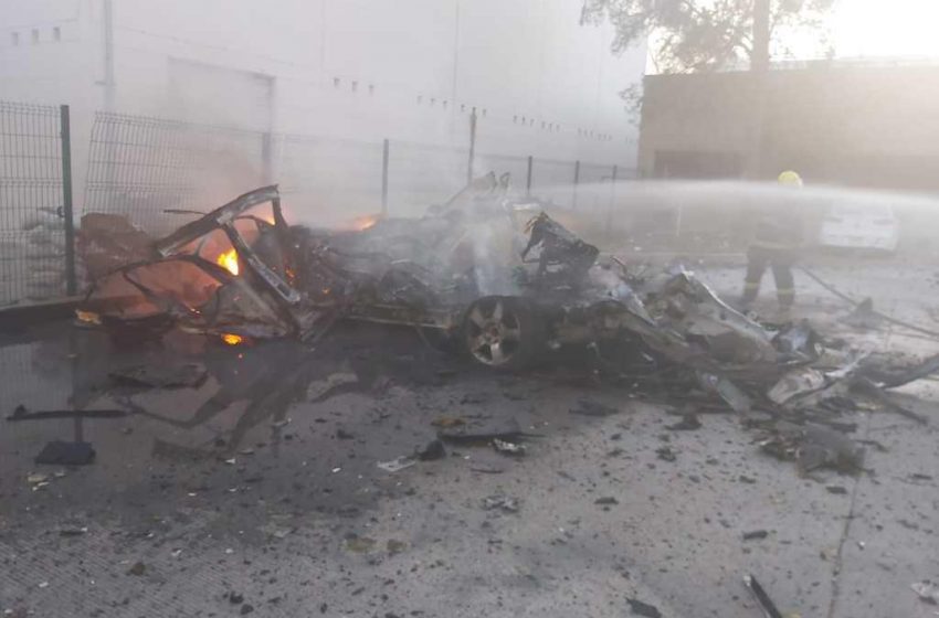  Estalla coche-bomba frente a base la Guardia Nacional en Celaya
