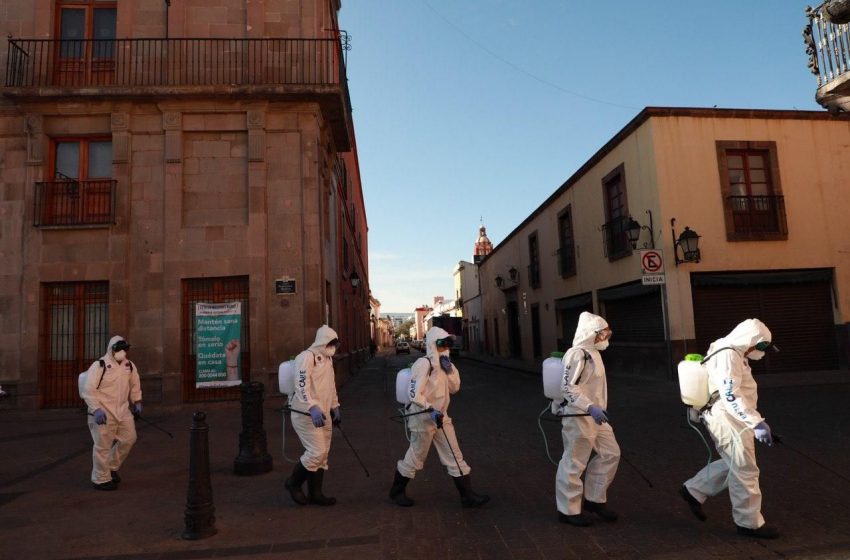  Arrancan brigadas  de sanitización en el municipio de Querétaro