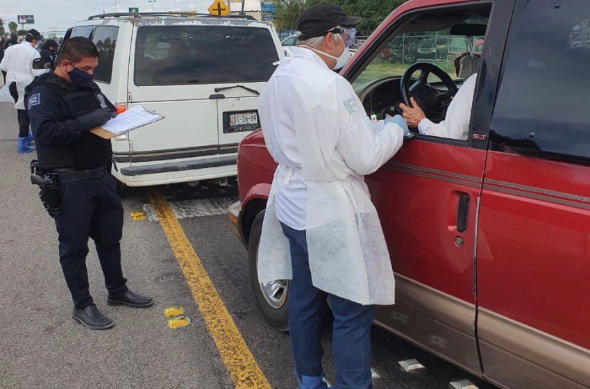  Detectan 25 personas con síntomas de COVID-19 en filtros carreteros