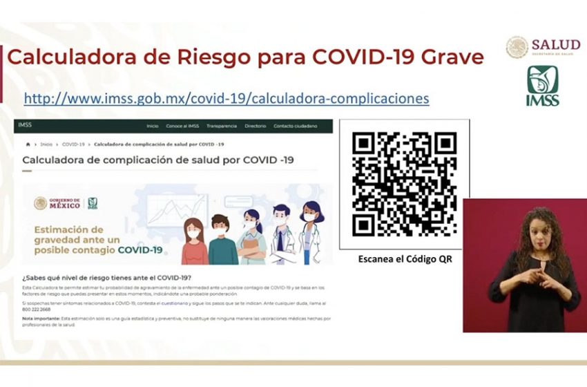  IMSS lanza calculadora de riesgo COVID-19