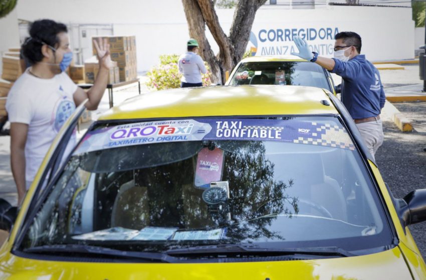  Corregidora lanza alianza entre comercios y taxistas para llevar pedidos a domicilio