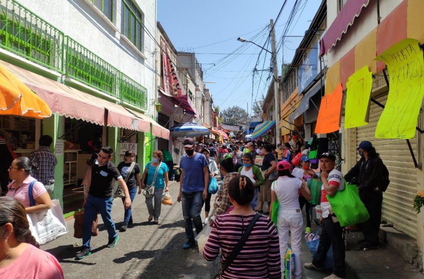  Aumenta uso de cubrebocas en el Centro Histórico