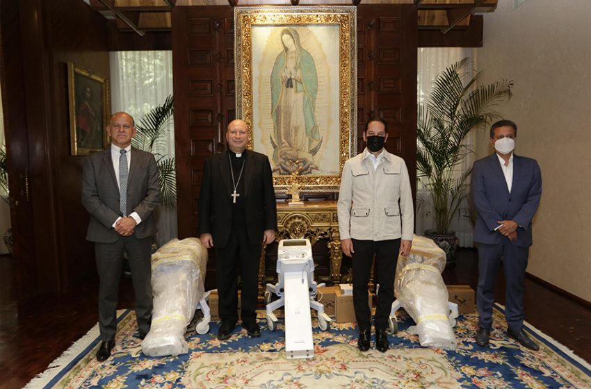  Nunciatura Apostólica de México dona ventiladores a Querétaro
