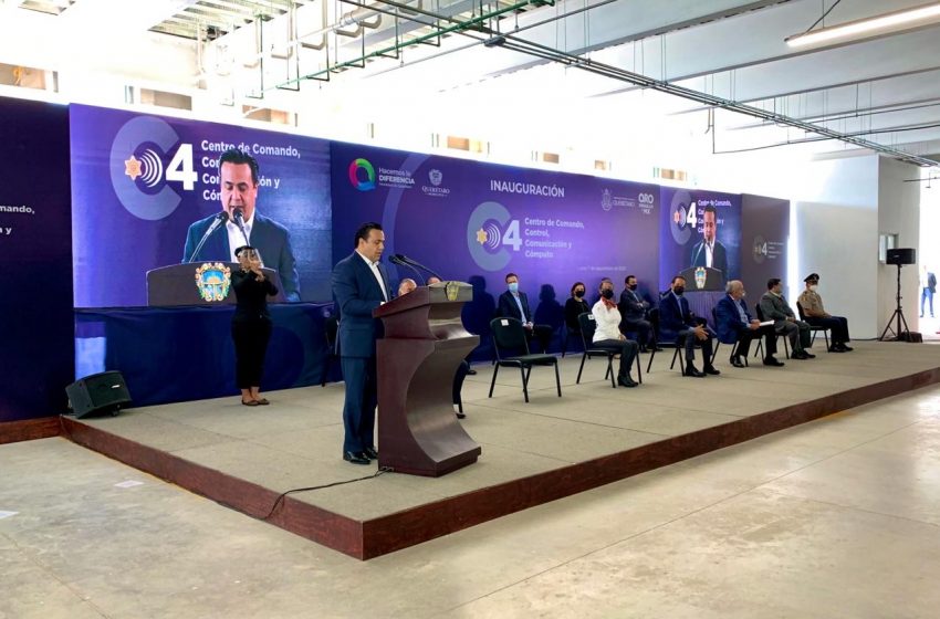  Con inversión de 365 mdp, municipio de Querétaro inaugura nuevo C4