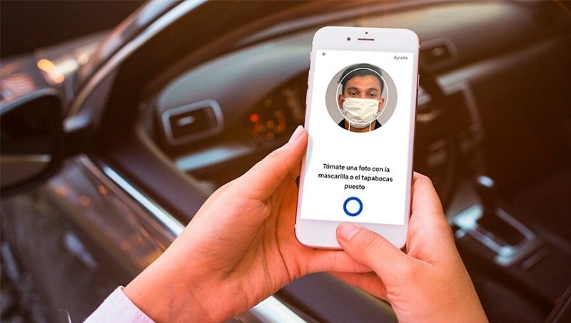  Usuarios de Uber deberán tomarse una selfie para confirmar que llevan cubrebocas