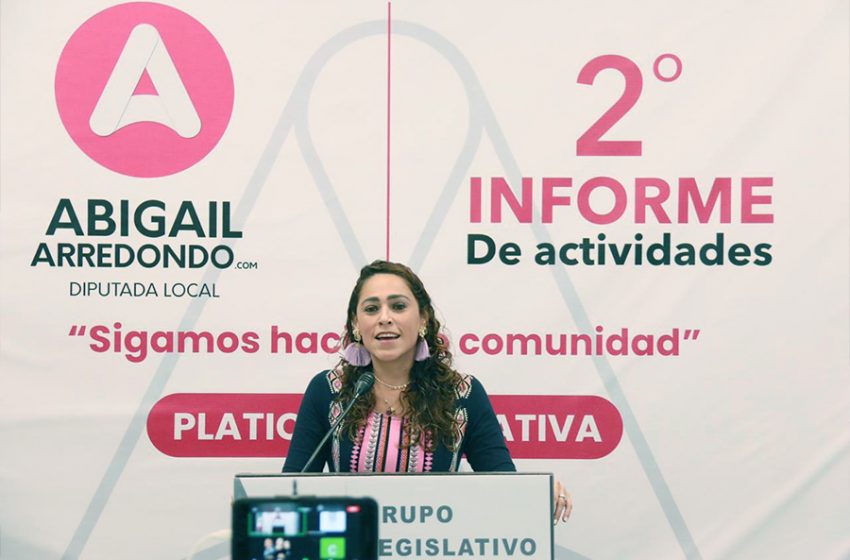  Abigail Arredondo presenta su segundo informe de actividades