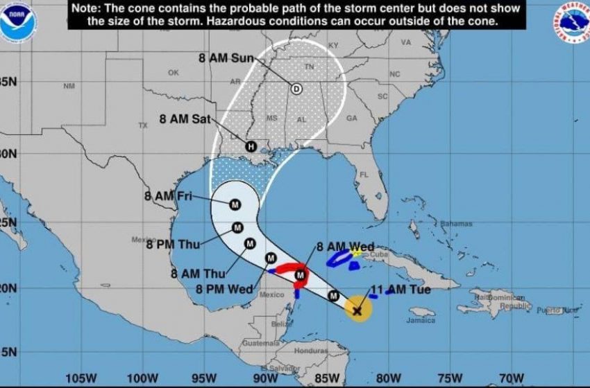  Alerta Roja para Quintana Roo por huracán Delta; comienza evacuación de algunas zonas