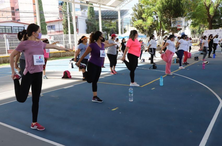  Participan 500 mujeres en dinámicas de activación física del programa “Con Ellas, hacemos la diferencia”