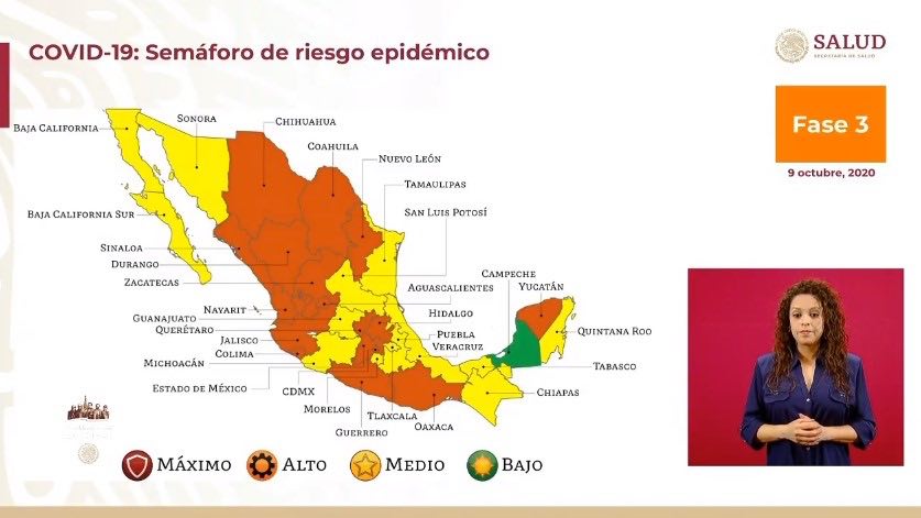  Vuelve Querétaro a “naranja” en semáforo de Gobierno Federal