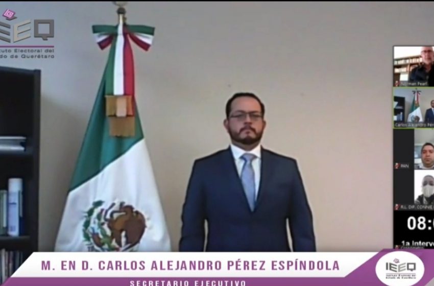  Aprueba IEEQ designación de Carlos Alejandro Pérez Espíndola como nuevo secretario ejecutivo