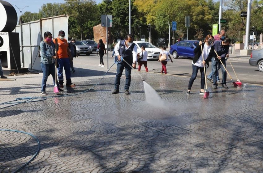  Convoca municipio de Querétaro a otra jornada de limpieza para el Centro Histórico