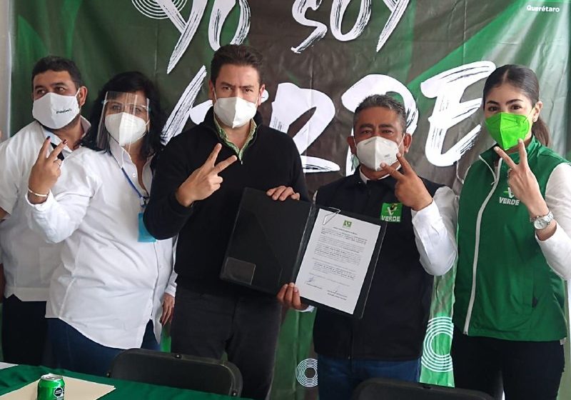  Partido Verde postula a Javier Navarrete para la alcaldía de Corregidora