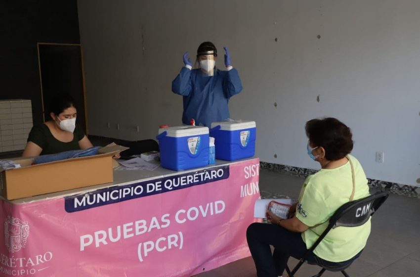  Bajó 50% solicitud de pruebas COVID al DIF Municipal de Querétaro