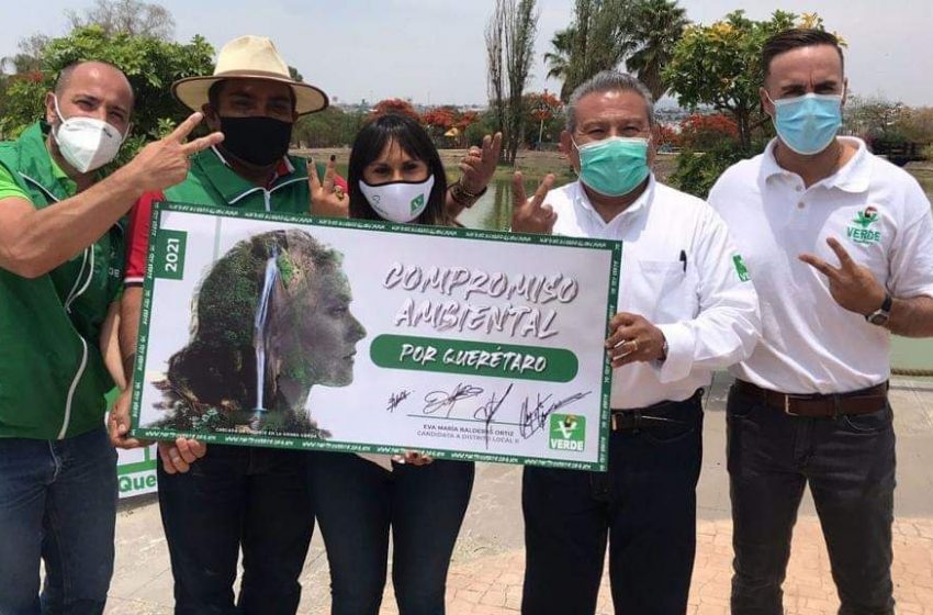  Candidatos del Partido Verde firman compromiso ambiental por Querétaro