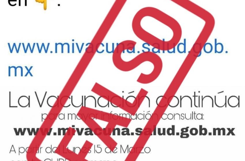 Advierte Bienestar Querétaro de página falsa de registro para vacuna contra COVID-19