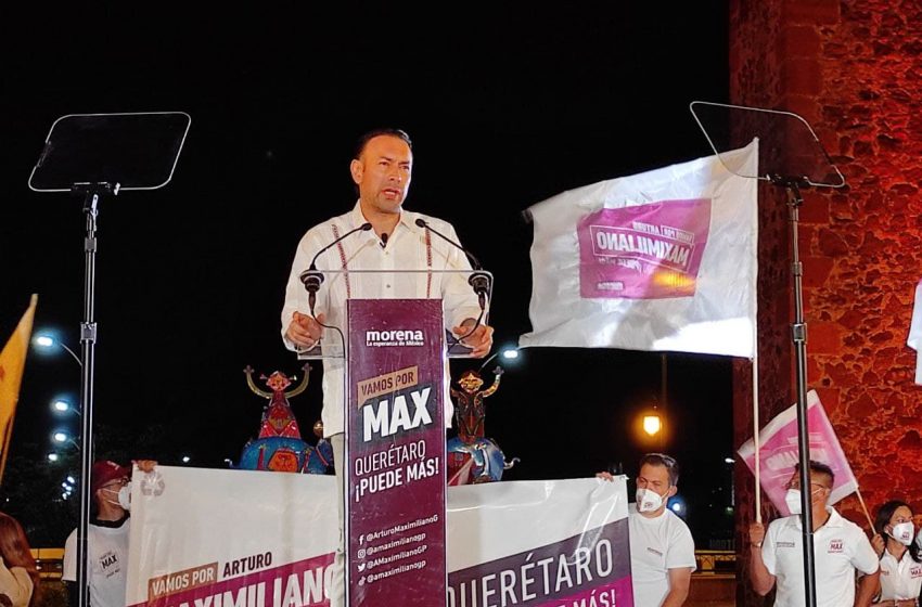  En arranque de campaña, Arturo Maximiliano va “por un Querétaro que puede más”