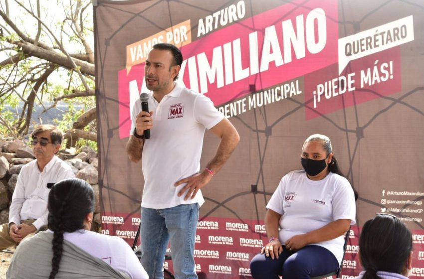  Los queretanos quieren darle la oportunidad a Morena de gobernar: Arturo Maximiliano