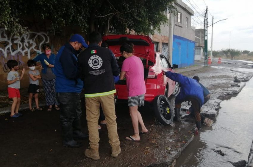  Lluvias provocan afectaciones en cinco municipios de Querétaro