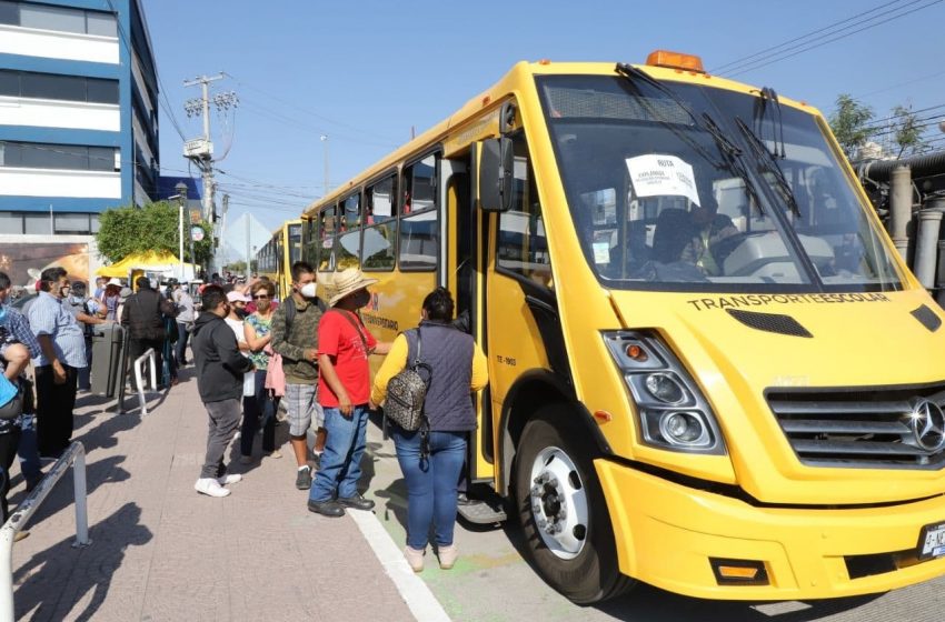  Municipio de Querétaro ha realizado más de 88 mil traslados a centros de vacunación