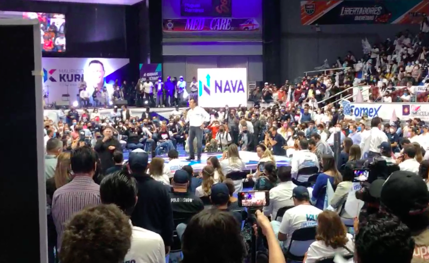  Luis Nava cierra campaña en compañía de candidatos panistas