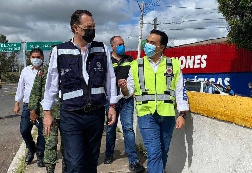  Supervisan Kuri y Nava afectaciones en Casa Blanca y Santa María Magdalena