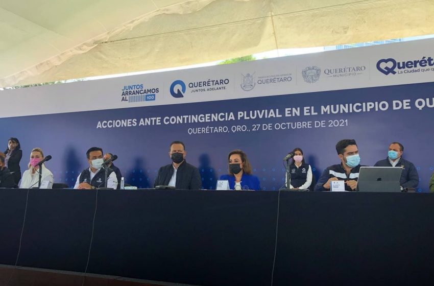  En colaboración con gobierno estatal, destinará municipio de Querétaro 71.5 mdp para obras pluviales