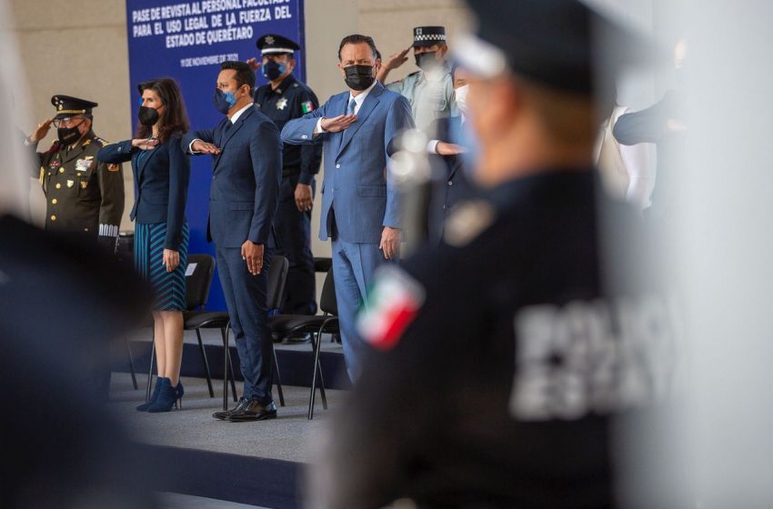  “Los policías de Querétaro integran la mejor corporación del país”, afirma Kuri