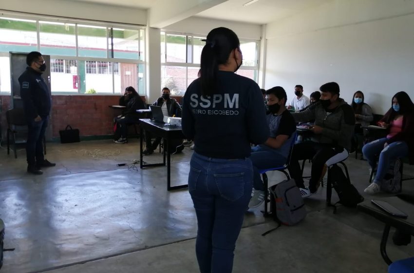  Impartió SSPM de Pedro Escobedo talleres de “Habilidades para la vida” a estudiantes del Cobaq