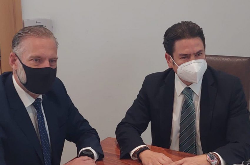  Diputado Astudillo se reúne con Marco del Prete,  revisan proyectos ambientales de municipios