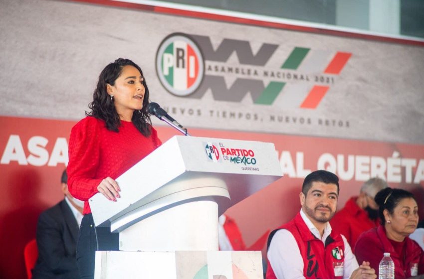  Llama Abigail Arredondo a priistas de Querétaro a “poner el corazón en el partido”