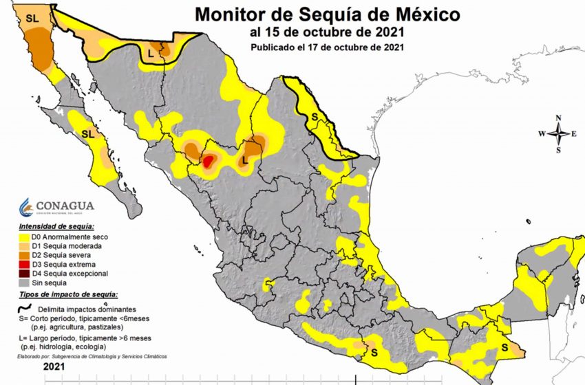  Especialista de la UNAM advierte posible sequía para inicios de 2022