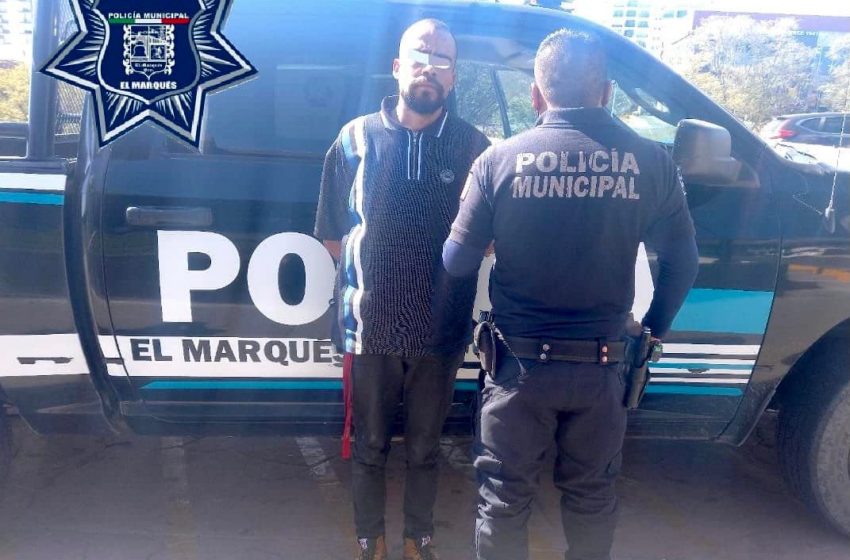  Policías de El Marqués detienen a “El Burro” por el delito de portación de armas