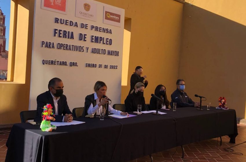  Anuncian feria de empleo para adultos mayores en municipio de Querétaro