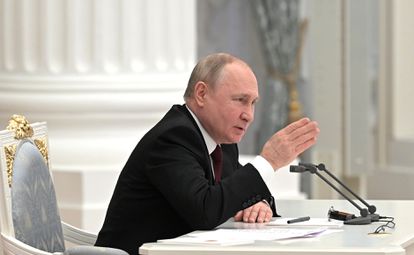  Vladimir Putin anuncia una “operación militar especial” en el este de Ucrania