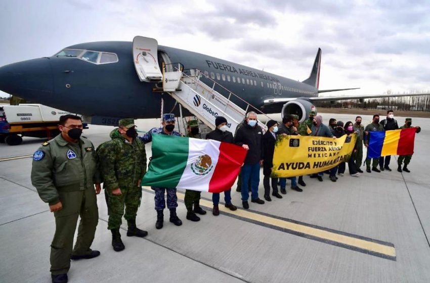  Avión que repatriará mexicanos atrapados en Ucrania está en el Aeropuerto de Bucarest