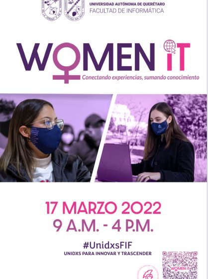  Alista Facultad de Informática de la UAQ el WOMEN IT 2022