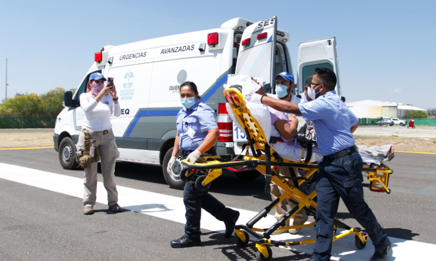  Trasladan en helicóptero a otro paciente, víctima de la riña del sábado