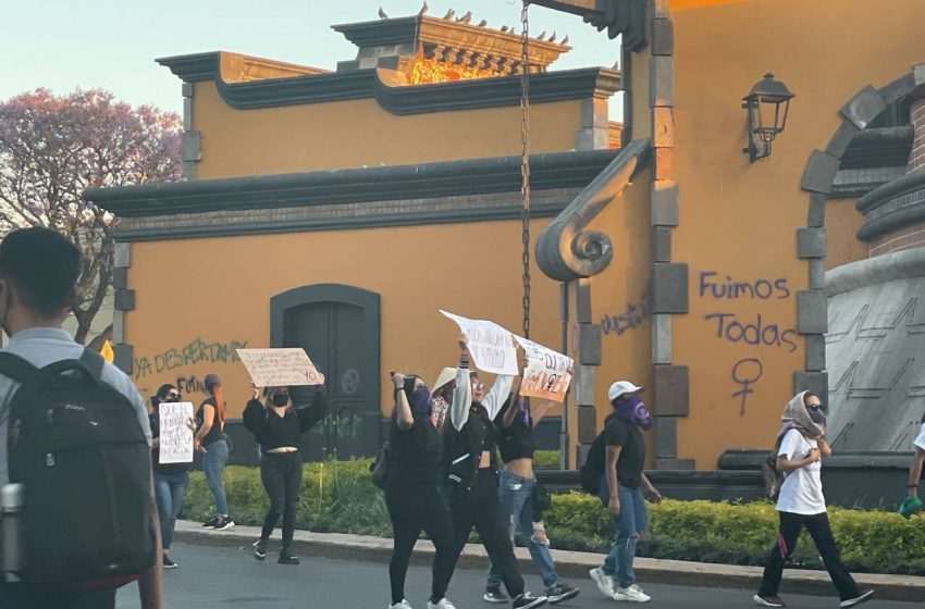  Reportan pintas en el Tanque de Agua tras manifestaciones feministas en Querétaro