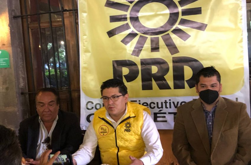  PRD sigue presente en Querétaro, afirma Diego Uria, presidente estatal del partido