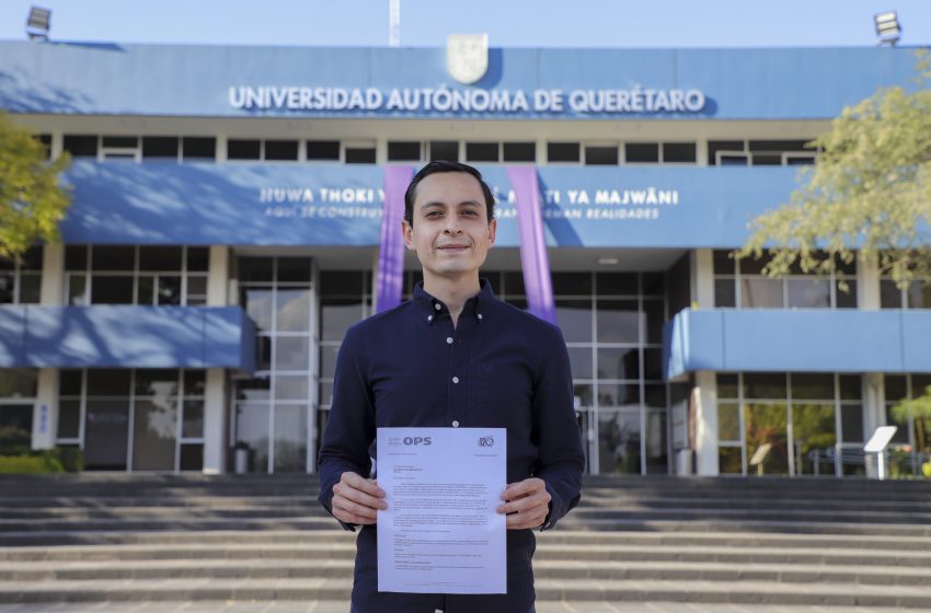  OMS selecciona a joven de la UAQ para conformar Grupo Juventud para la Salud