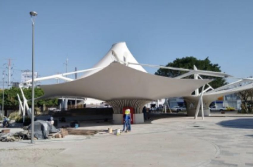  Avance del 98% en remodelación de Plaza de Santa Cecilia