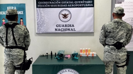  Decomisan droga en el Aeropuerto de Querétaro